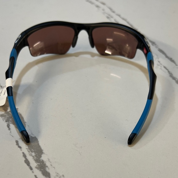 Oakley Half Jacket 2.0 XL Black Blue Sunglasses with Prizm 24K Men’s (No Case)